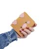 Carteira de Porquinho Stuptuous Feminina Porta-Moedas Curto Mini Simples Dobrável 30% Carteira Pequena para Estudantes Femininas Bolsa de Cartões Multi-Cartões para Mulheres