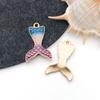 Pingente Gota de Óleo 50 Desenho Animado Vida Marinha Tartaruga Golfinho Estrela do Mar Cavalo Marinho DIY Acessórios para Chaveiro