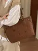 Bolso Cruzado de Hombro Retro Casual de Moda 2026 con Textura Simple y Gran Capacidad, Bolso Tote de Invierno Nuevo para Mujer