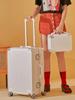 Maleta de Aluminio de Alta Gama para Mujer con Ruedas Universales 24 pulgadas Maleta Trolley Suegra Caja con Contraseña para Hombre 26 pulgadas Una Pieza Dropshipping
