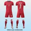 2526 Temporada Portugal Casa Uniforme de Futebol Infantil Conjunto Não. Uniforme de Treino de Futebol Away da 7ª Copa do Mundo de Clubes