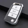 Adequado para Capas de Chave de Carro Volkswagen New Bora 2020, Tiguan L, Lavida, Golf 7, Teramont e Lamando