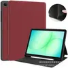 Adequado para Case para Tablet Samsung Tab A11+ 11" 2025 Sm-X230 Estilo Livro Suporte Frontal Slot para Caneta TPU Capa