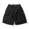 Vestido Estrada Antiga 2025 Verão Novo Estilo Americano High Street Peso Pesado Retrô Casual Shorts de Ferramentas Masculino Múltiplos Bolsos Marca Tendência