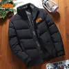 Ropa para Hombre de Estilo Americano, Pesada de Invierno, Nueva Moda, Moderna, Cuello Alto, Versátil, Elegante, para Hombres Jóvenes, Ropa Casual, Cortavientos y Cálida