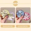 Goma para el pelo de niña estilo coreano con encaje de doble capa para moños, alta elasticidad, suave con el cabello, lindo accesorio para el pelo
