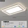 Lámpara de Sala de Estar, Estilo Italiano Minimalista de Lujo Ligero con Textura de Hielo Roto, Luz de Techo Rectangular para el Vestíbulo Principal, Iluminación de Dormitorio
