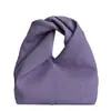 Estilo Perezoso Casual Gran Capacidad Tendencia para Viajes Diarios Personalizado Simple Bolso Cubo de Mano para Hombro Bolso de Mujer Rojo