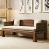 Nova Cama Luohan Estilo Chinês para Apartamentos Pequenos, Moderna e Simples, Móvel Sofá de Madeira Maciça para Uso Doméstico, Cama Dobrável e Extensível para Sala de Estar