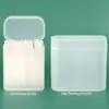 Caixa Plástica Pequena para Palitos de Fio Dental, Caixa Personalizada para Embalagem de Escovas Interdentais, Caixa de Armazenamento de Fio Dental Tamanho Família 50/100