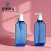 Atacado de Fábrica Frasco Transparente para Loção Corporal Shampoo Pet Loção Corporal Reembalada Frasco com Bomba Frasco de Shampoo