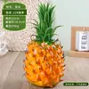 Modelo de piña real, fruta artificial, piña de plástico, piña con peso, reconocimiento de objetos para jardín de infantes, decoración de puesto de frutas de hotel.