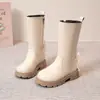 Botas Infantis Calçados Infantis 2026 Outono/Inverno Novo Estilo Botas de Cano Médio para Crianças Botas de Cano Alto Princesa para Meninas Botas Longas para Bebês