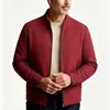 Otoño 2026 Transfronterizo Amazon Chaqueta 3D para Hombre Abrigo Casual Camisa de Color Sólido Moda Versátil Impermeable Cremallera