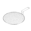 Malla para Barbacoa Redonda de Acero Inoxidable Estilo Coreano para Exteriores Mini Grande Barbacoa Gruesa Cortina de Malla para Barbacoa de Carne Ahumada