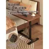 Mesa de Cabeceira, Mesa de Computador Dobrável com Elevação, Mesa de Escritório, Mesa Retangular de Estudo