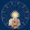 Toalha de Mesa de Tarô 12 Constelações Pano de Tarô Transfronteiriço Lua Trifásica Pano de Altar Decoração de Tarô Personalizado Ins