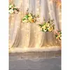 Accesorios para Bodas Columna Cuadrada de Acrílico Transparente Guía de Camino Escenario de Boda Exhibición de Ventana Adornos Geométricos de Exhibición de Acrílico