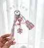 Lindo Llavero de Dopamina DIY con Forma de Gotita, Colgante de Cadena para Teléfono Estilo Ins, Accesorio Creativo de Nicho