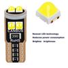 Lâmpada LED para carro T10 3030 6smd, indicador de largura de decodificação infinita, lâmpada de leitura com destaque, lâmpada de placa de carro