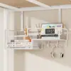 Estante de Pared para Dormitorio Estante de Almacenamiento Montado en la Pared junto a la Cama Colgador de Almacenamiento para Litera Superior de Dormitorio Cesta Colgante para Snacks