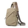 Bolsa de Peito Impermeável Leve Masculina Verão Nova Bolsa Transversal Moda Casual Bolsa de Ombro Esportiva Mochila Pequena Grande Capacidade