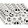 Temu Nuevo Mantel de Halloween Estampado de Fantasma y Calavera Material de Lino Decoración de Mesa Festiva Americana Mantel