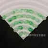 Jadeíta Montaña Basha Alto Hielo Verde Flor Flotante Cuentas de Arroz Cuentas de Barril Cuentas Sueltas Espaciadores de Jade Accesorios Wholesale Pulsera Collar