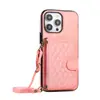 Adecuado para Apple 17 Pro Max Soporte de Tarjeta de Diamante Cruzado Iphone16E/15 Tarjeta Funda Trasera para Teléfono Móvil