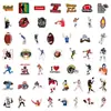 50 piezas/100 piezas colección de deportes de pelota bolsa de pegatinas graffiti decorativas para taza de agua equipaje computadora guitarra pegatinas
