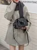 Couro Bovino de Primeira Camada Outono e Inverno Nova Moda Bolsa Feminina de Couro Genuíno Nicho Couro Genuíno Clássico Versátil Bolsa de Ombro/Transversal