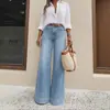 Jeans Europeos y Americanos para Mujer Elásticos de Moda Múltiples Colores Disponibles Adelgazantes Versátiles de Mezclilla Pantalones Largos