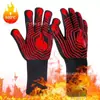 Guantes Retardantes de Llama, Resistentes al Fuego, Resistentes a Altas Temperaturas hasta 800 Grados, Para Barbacoa BBQ, Horno de Microondas, Horneado, Guantes de Silicona Aislantes del Calor Anti-Escaldaduras