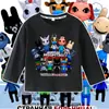 Nueva camiseta de manga larga para niños, top de moda, mercancía del juego Roblox Hospital de Animales
