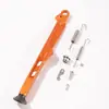39cm Liga de alumínio CNC forjada suporte lateral da haste do templo suporte de estacionamento motocicleta modificada motocicleta off-road pés de mola