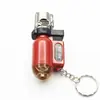 Personalidad fuerte pequeña antorcha de soldadura pistola rociadora a prueba de viento metal plástico creativo gas directo encendedor inflable multicolor