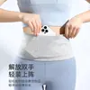 Bolsa de Cintura Esportiva Feminina Bolsa para Celular de Corrida Bolsa Fitness Alta Elasticidade Ajustada ao Corpo Invisível ao Ar Livre Bolsa Multifuncional Durável