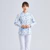 Uniforme de enfermera floral de manga corta para mujer, traje de verano dividido, de manga corta, para residencias de ancianos, madres y bebés, maternidad, niñera, monos de cuidado bucal