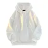 Tendência da Moda Europeia e Americana Mais Vendida para Primavera e Outono Moletom com Capuz de Cor Pura Composto Pesado 360g Camada Base Personalizável com Logo