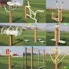 Novo Padrão Nacional Tubo Galvanizado Plástico-Madeira Equipamentos de Ginástica para Parques ao Ar Livre, Comunidades ao Ar Livre, Comunidades Esportivas, Praças, Áreas Rurais e Caminhos