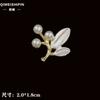 Qiwai Nueva Joyería Llena de Hojas de Diamante Copo de Nieve Hebilla de Diamante Accesorios para el Cabello de Novia DIY Accesorios para Pasadores Material Accesorios de Aleación