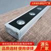 Lámpara de línea LED para exteriores, iluminación de contorno de edificios, iluminación de ingeniería, lámpara de tira impermeable, lámpara de pared dorada de 18 W y 24 W.