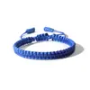 Pulsera tejida a mano de moda personalizada, simple, para ir al trabajo, para mujer, ajustable, multicolor, europea y americana, versátil y de alta gama