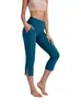 Pantalones Cortos de Yoga Deportivos para Exteriores con Bolsillos y Abertura en la Pantorrilla de Cintura Alta para Mujer, Elásticos, Adelgazantes, Transfronterizos de Amazon