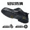 Zapatos de Chef Dinggu para Hombre Cocina Restaurante Impermeables y Resistentes al Aceite Zapatos de Protección Laboral para Hombre Hotel con Cordones Negro Suela Gruesa Zapatos de Trabajo
