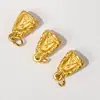 Colgante de Buda sin Fase Chapado en Oro de Cobre Puro Accesorio de Colgante DIY Dorado Antiguo Suministro Mayorista de Joyería