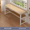 Escritorio largo para dos personas, herramienta mágica para ahorrar espacio para el hogar de los estudiantes, dormitorio, casa de alquiler, escritorio de computadora rectangular para habitaciones estrechas