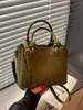 Bolso de mano tejido de otoño transfronterizo para mujer 2026 nuevo diseño de moda bolso de hombro simple bolso cruzado de nicho para el día a día