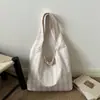 Bolso de lona casual de gran capacidad para mujer, nuevo modelo de verano 2026, bolso de hombro bandolera para el día a día, bolso tote con bloques de color