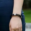 Joyería de estilo coreano al por mayor moda todo-combinable pulsera tejida de piel de vaca suministro directo de fábrica suministro estable pulsera de cuero genuino